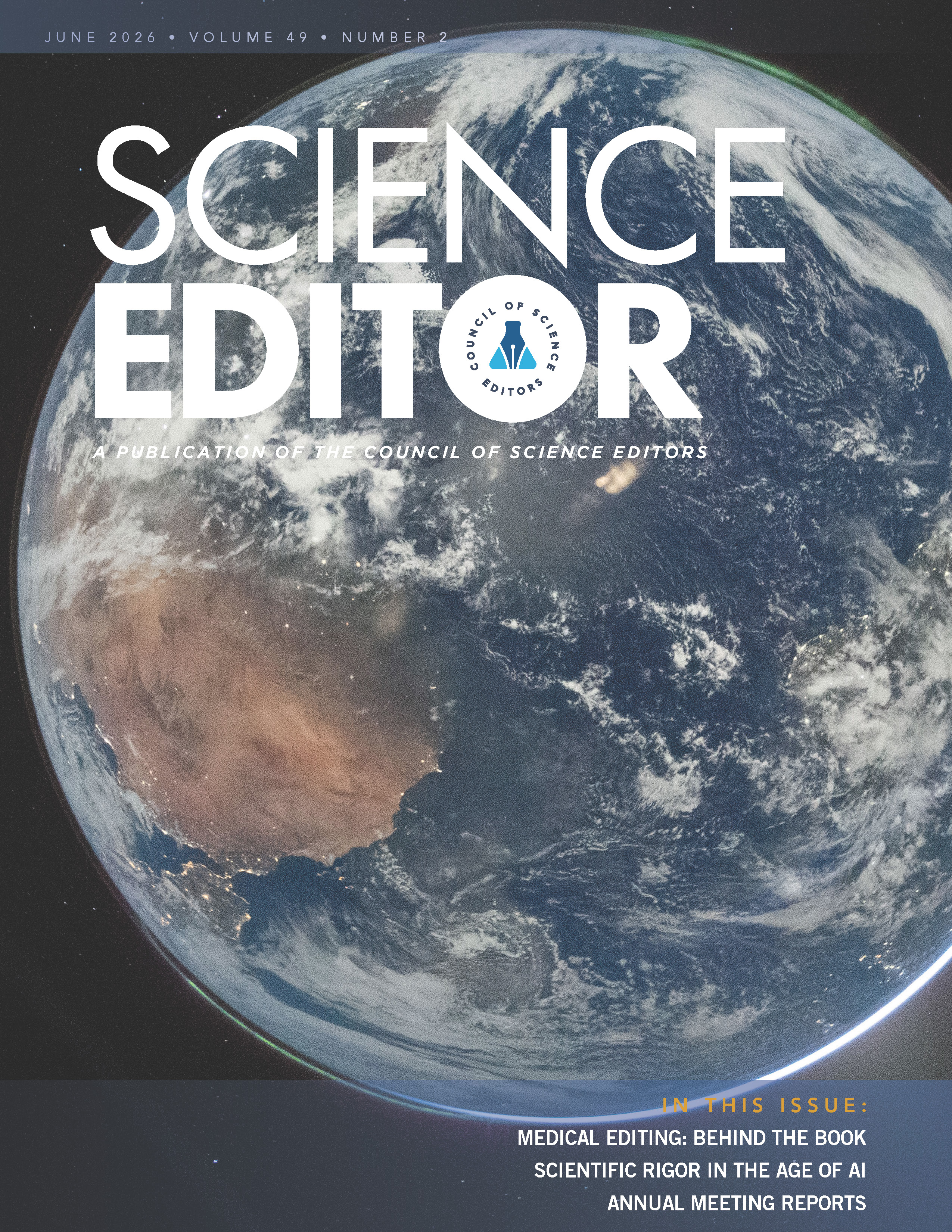 Science Editor 49.2 Cover